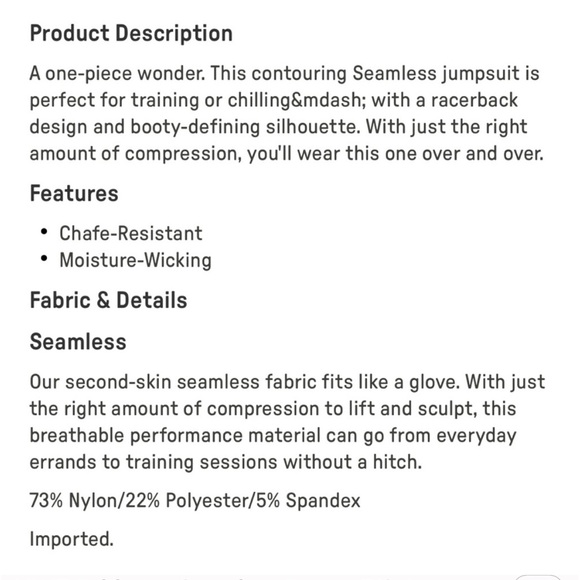 NWT Fabletics Seamless Fusion 7/8 Jumper - Picture 3 of 4